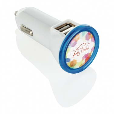 Logotrade corporate gift image of: Powerful dual port car charger
