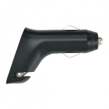 Logotrade business gift image of: Dual port car charger with belt cutter and hammer