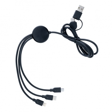 Logotrade business gifts photo of: RCS recycled TPE and recycled plastic 6-in-1 cable