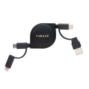 Logotrade advertising products photo of: RCS standard recycled plastic and TPE 6-in-1 cable