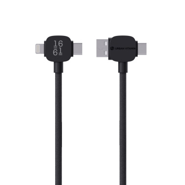 Logo trade promotional gifts picture of: Urban Vitamin Stockton 65W RCS RTPE/RPET magnetic cable