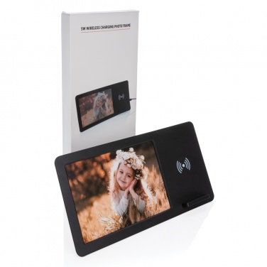 Logotrade promotional gift picture of: 5W Wireless charger and photo frame