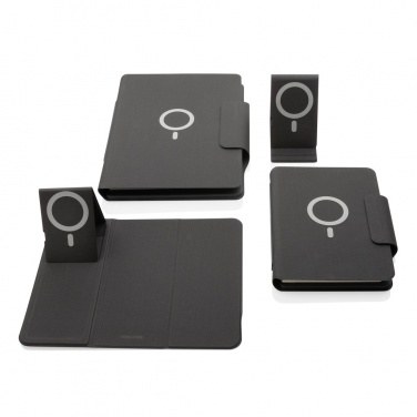 Logo trade promotional products image of: Artic Magnetic 10W wireless charging phone stand