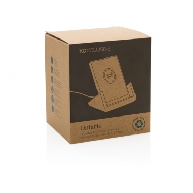Logotrade promotional product image of: Ontario  RCS recycled plastic 10W stand