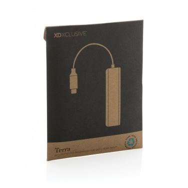 Logotrade promotional product picture of: Terra RCS recycled aluminum hub with HDMI input