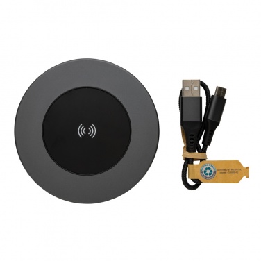 Logotrade promotional giveaways photo of: Terra RCS recycled aluminium 10W wireless charger
