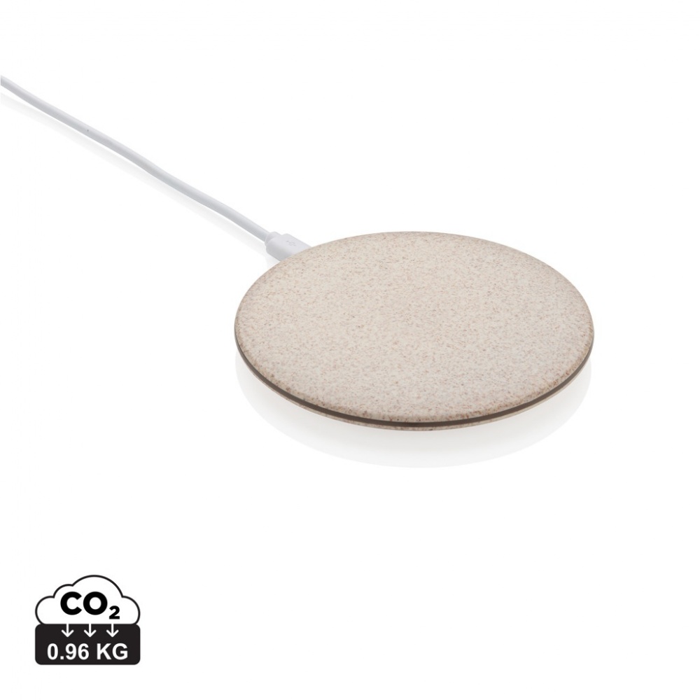 Logotrade promotional items photo of: 5W Wheat straw wireless charger