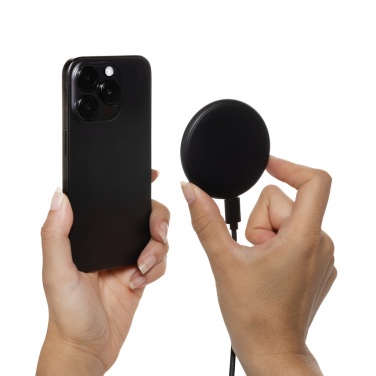 Logo trade promotional products picture of: Magnapad 15W RCS rplastic magnetic 3 in 1 charging pad