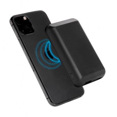 Logo trade promotional product photo of: Magnetic 5.000 mAh 5W wireless powerbank