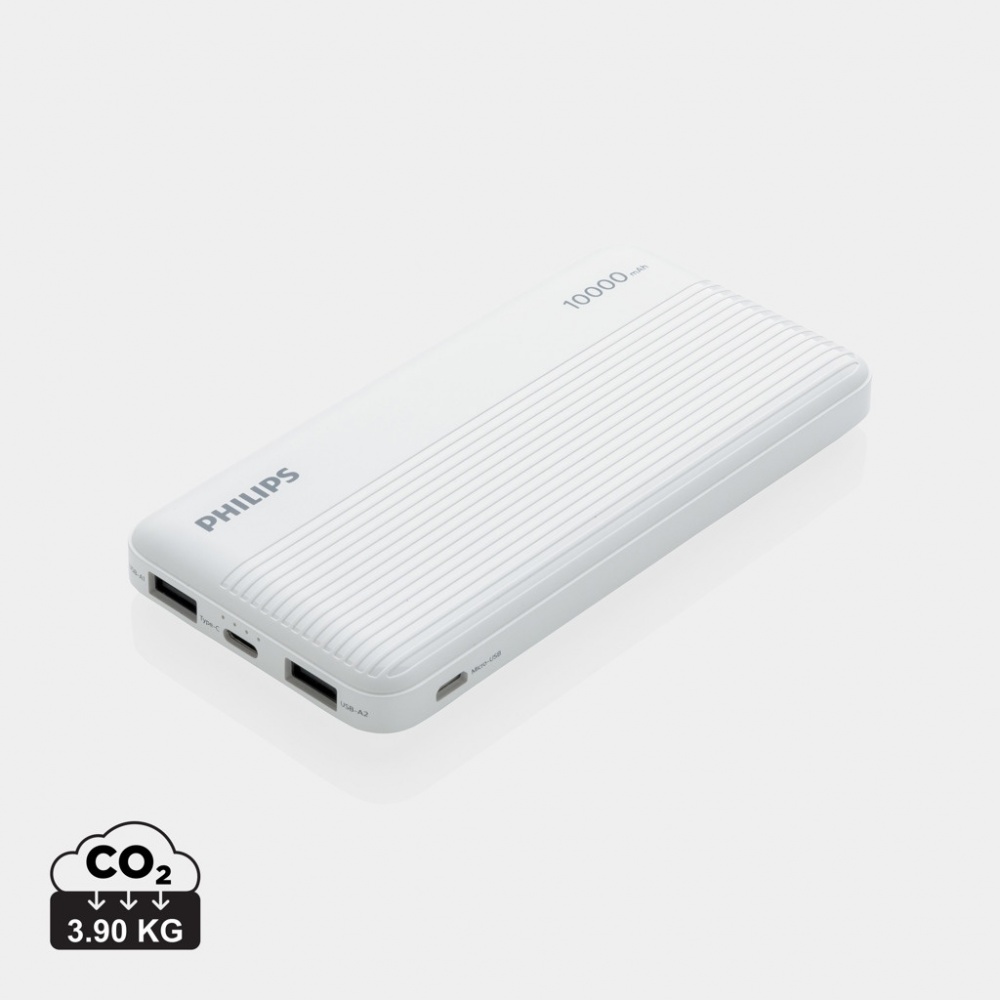 Logotrade promotional gift picture of: Philips 10.000 mAh slim powerbank
