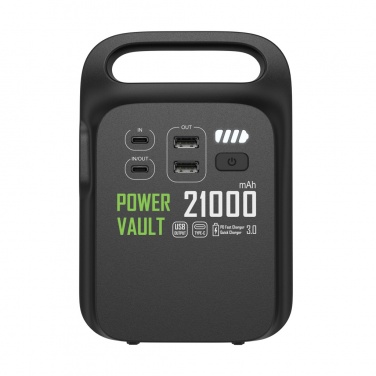 Logo trade promotional merchandise picture of: Power Vault RCS rplastic 21000 mAh portable power station