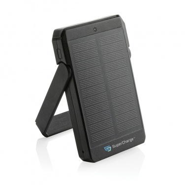 Logotrade promotional giveaways photo of: Skywave RCS rplastic solar powerbank 5000 mAh 10W wireless