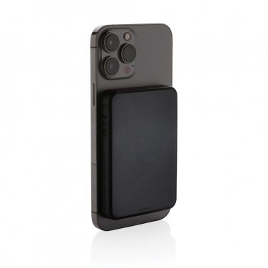 Logo trade promotional merchandise image of: Magnetix RCS recycled plastic 5000 mah magnetic powerbank