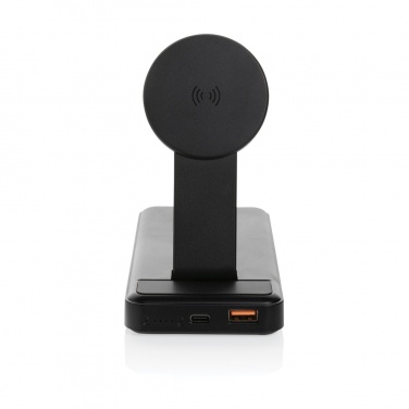 Logo trade business gift photo of: Fenwick RCS recycled plastic 10000mah  3 in 1 fast powerbank
