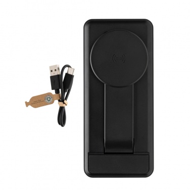 Logotrade business gift image of: Fenwick RCS recycled plastic 10000mah  3 in 1 fast powerbank