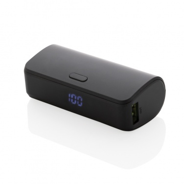 Logo trade promotional giveaways image of: FlashCharge RCS rplastic 5000 mah fast charge powerbank