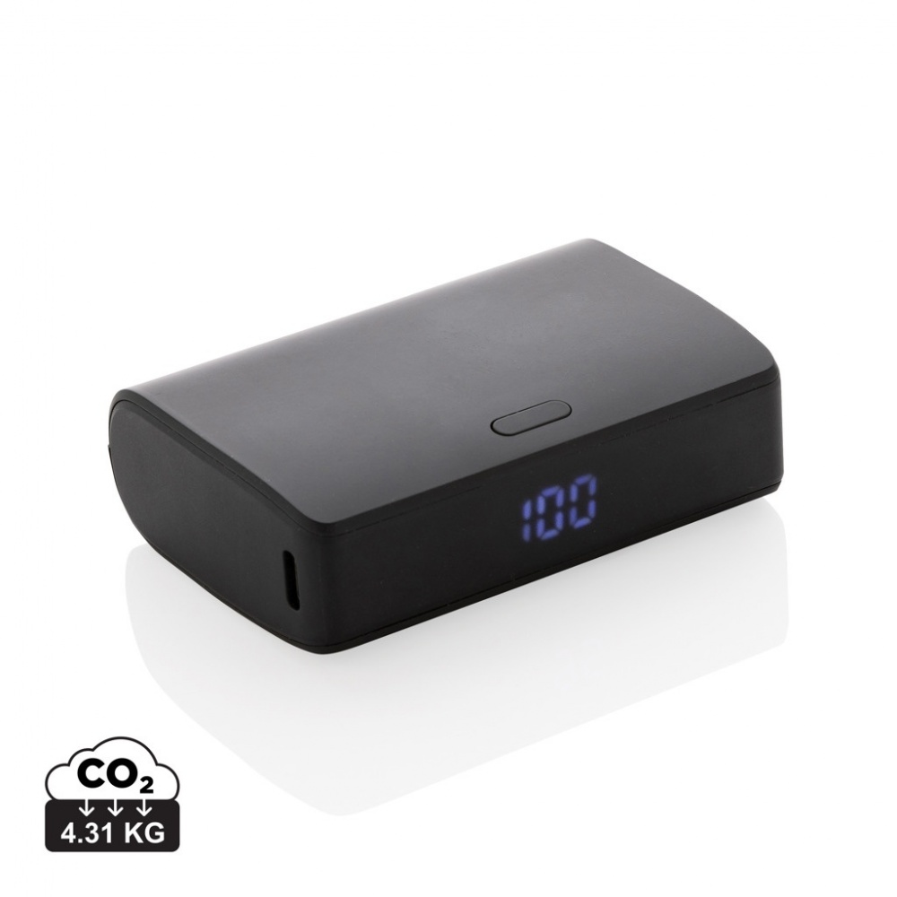 Logotrade business gifts photo of: FlashCharge RCS rplastic 10000 mah fast charge powerbank