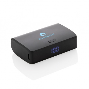 Logo trade corporate gifts image of: FlashCharge RCS rplastic 10000 mah fast charge powerbank