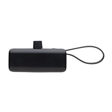 Logotrade promotional product picture of: Powerlink RCS rplastic 3000 mAh powerbank iOS connector