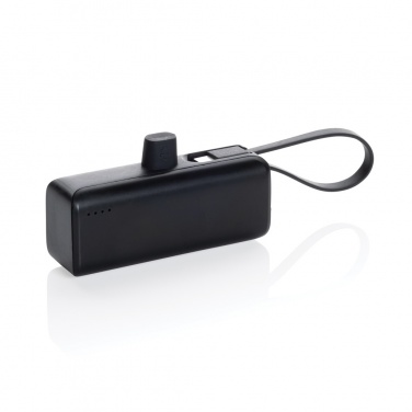 Logotrade promotional gift image of: Powerlink RCS rplastic 3000 mAh powerbank iOS connector