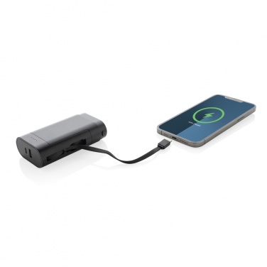 Logo trade promotional merchandise image of: CycleCell 10,000 mah removable battery powerbank