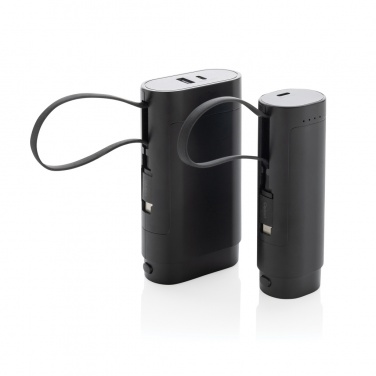 Logo trade corporate gifts image of: CycleCell 10,000 mah removable battery powerbank