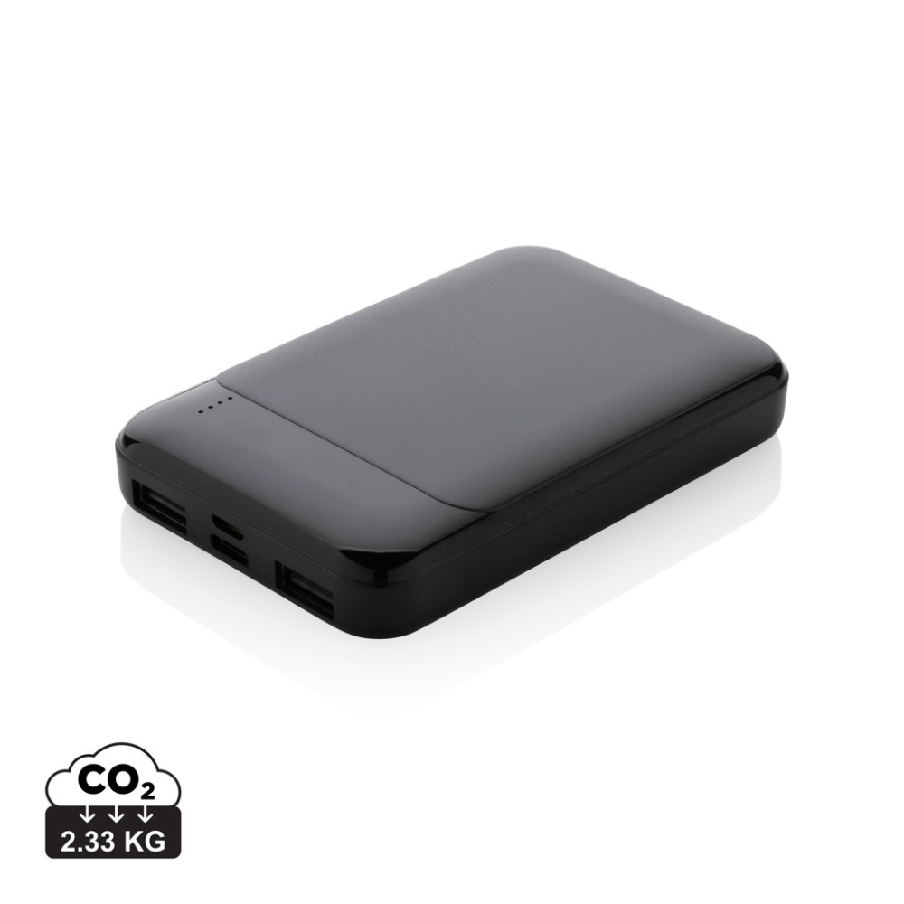 Logotrade promotional merchandise picture of: RCS recycled plastic 5.000 mAh powerbank