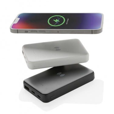 Logotrade promotional gift picture of: RCS recycled plastic 5.000 mAh 5W wireless powerbank
