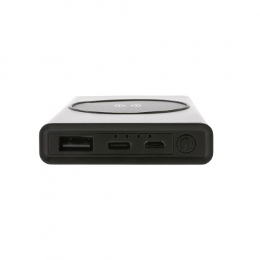 Logo trade promotional item photo of: Terra RCS recycled aluminium 5000 mAh powerbank 5W wireless