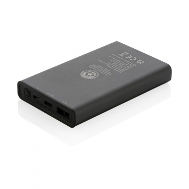 Logotrade promotional gift picture of: Terra RCS recycled aluminium powerbank 5.000 mAh