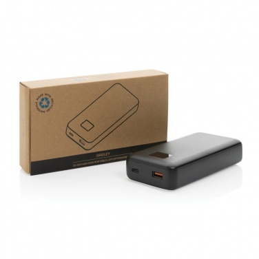 Logotrade advertising products photo of: Gridley RCS rplastic 20000 65W laptop powerbank