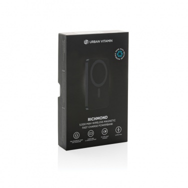 Logo trade promotional merchandise image of: Urban Vitamin Richmond RCS plastic/alu 5000mah powerbank