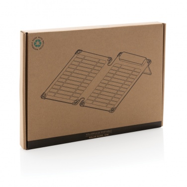 Logo trade promotional giveaways picture of: Solarpulse rplastic portable Solar panel 10W