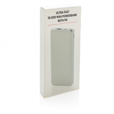 Logo trade promotional product photo of: Ultra fast 10.000 mAh powerbank with PD