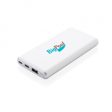 Logo trade advertising product photo of: Ultra fast 10.000 mAh powerbank with PD
