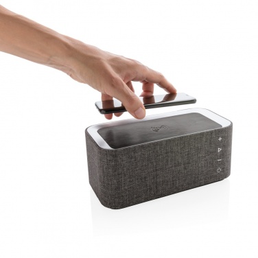 Logotrade business gift image of: Vogue wireless charging speaker