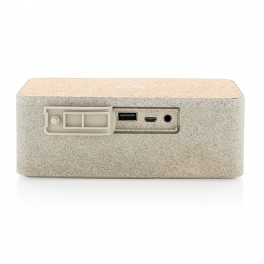 Logotrade promotional giveaway image of: Wheatstraw wireless charging speaker