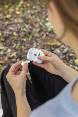 Logo trade promotional items picture of: TWS earbuds in UV-C sterilising charging case
