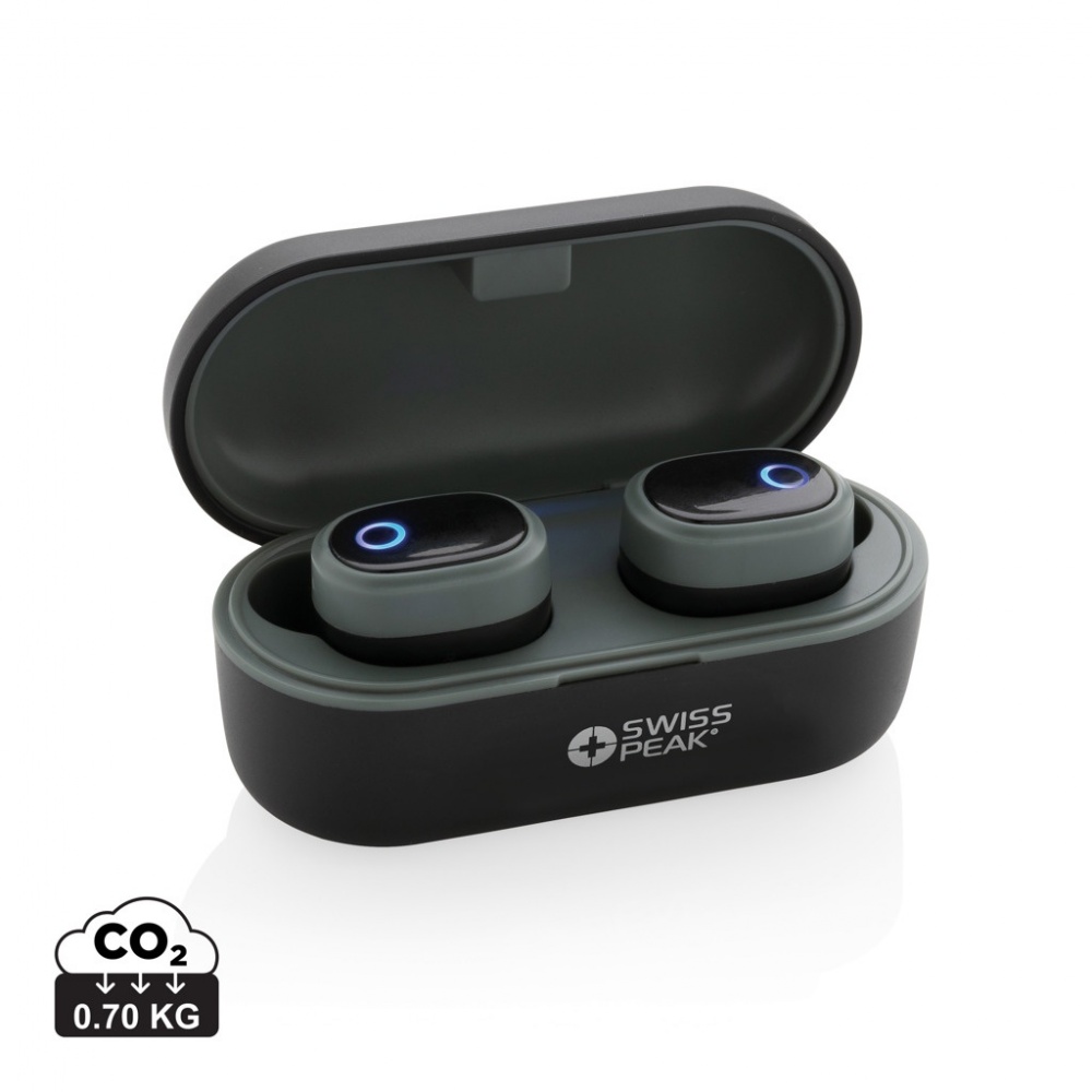 Logotrade promotional products photo of: Swiss peak TWS earbuds