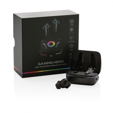 Logotrade promotional product picture of: RGB gaming earbuds with ENC