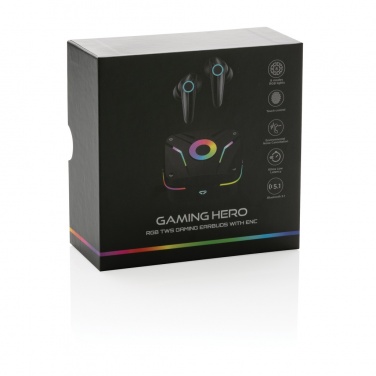 Logotrade advertising product picture of: RGB gaming earbuds with ENC