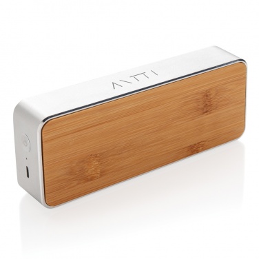 Logotrade promotional item picture of: Nevada Bamboo 3W wireless speaker