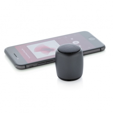 Logo trade corporate gift photo of: Mini aluminium wireless speaker