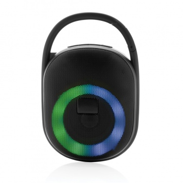 Logo trade advertising products image of: RCS recycled plastic Lightboom 5W Clip speaker