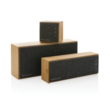Logo trade advertising products picture of: Wynn 5W bamboo wireless speaker