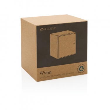 Logotrade promotional products photo of: Wynn 5W bamboo wireless speaker