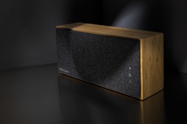 Logotrade promotional products photo of: Wynn 20W bamboo wireless speaker