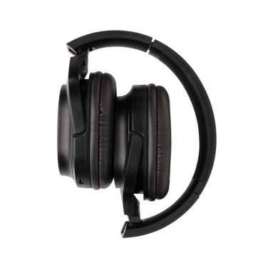 Logo trade advertising products image of: RCS recycled plastic Elite Foldable wireless headphone
