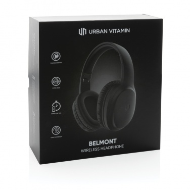 Logo trade promotional gifts image of: Urban Vitamin Belmont wireless headphone