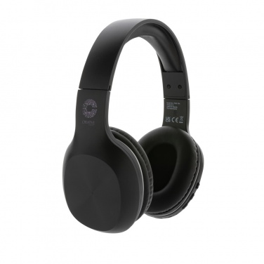 Logo trade promotional giveaways image of: RCS recycled plastic JAM wireless headphone